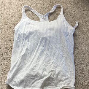 Lululemon Athletica White Tank Top